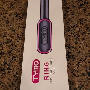 TYMO Ring Hair Straightening Comb Black.
